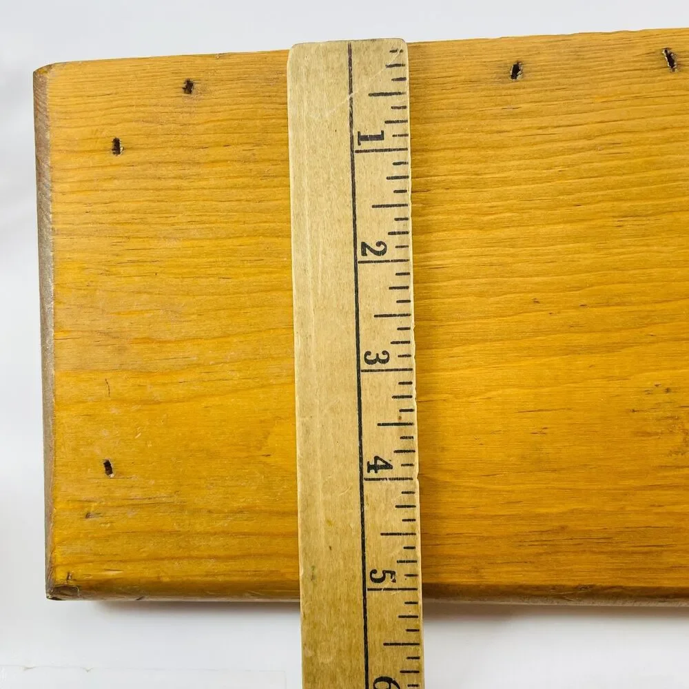 Vtg Wood Wall Shelf Coyote Cutout Country Farmhouse Cottagecore Southwest 18x5